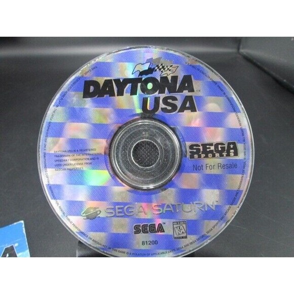 Daytona USA (Sega Saturn, 1995) CIB COMPLETE ** NOT FOR RESALE ** - Picture 5 of 5
